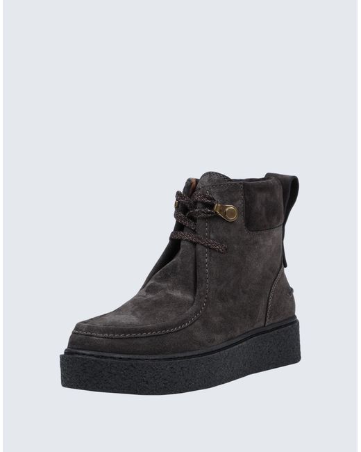 See By Chloé Black Ankle Boots