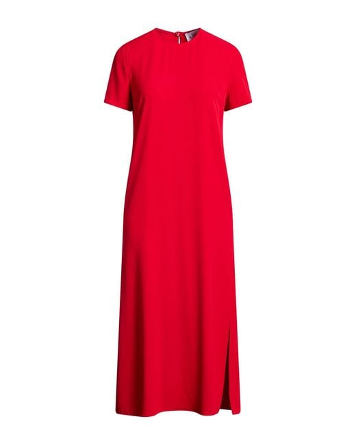 Kaos Red Midi Dress