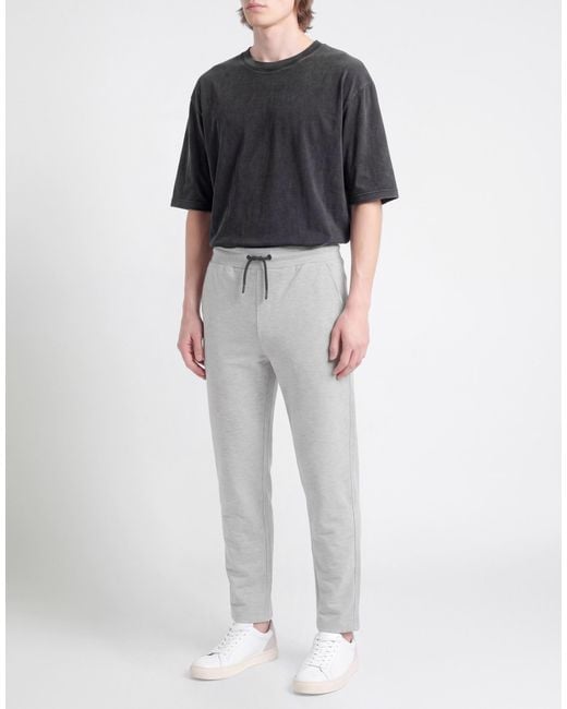 Kiton Gray Pants Viscose, Elastane for men