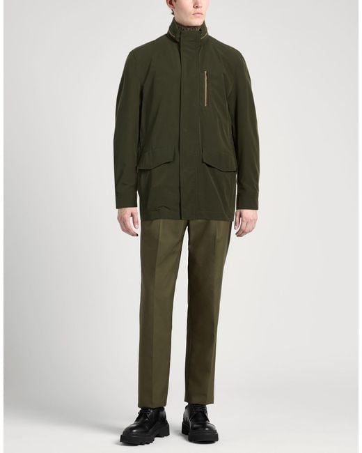 Paul & Shark Green Jacket Polyester, Elastane for men