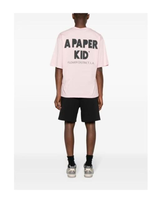 T-shirt A PAPER KID pour homme en coloris Pink