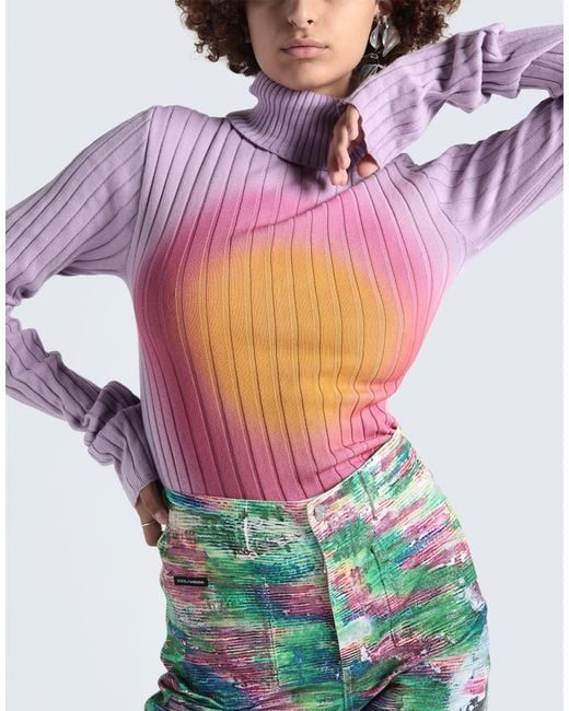 8 by YOOX Pink Turtleneck