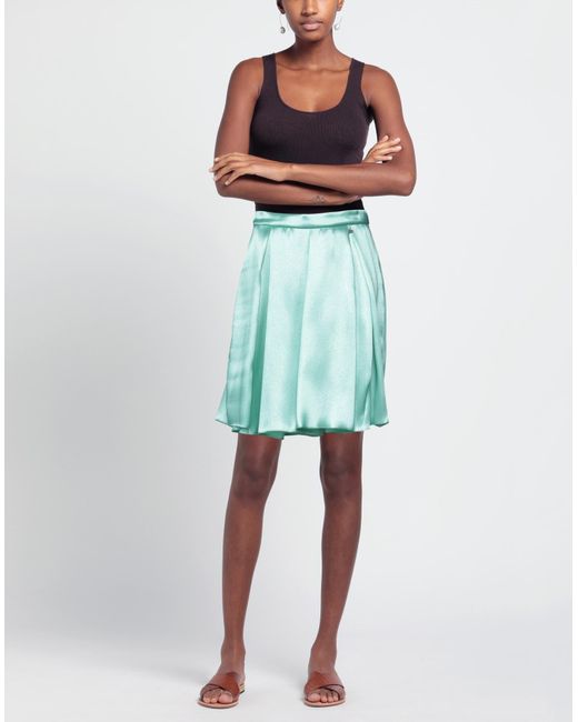 Elisabetta Franchi Green Mini Skirt