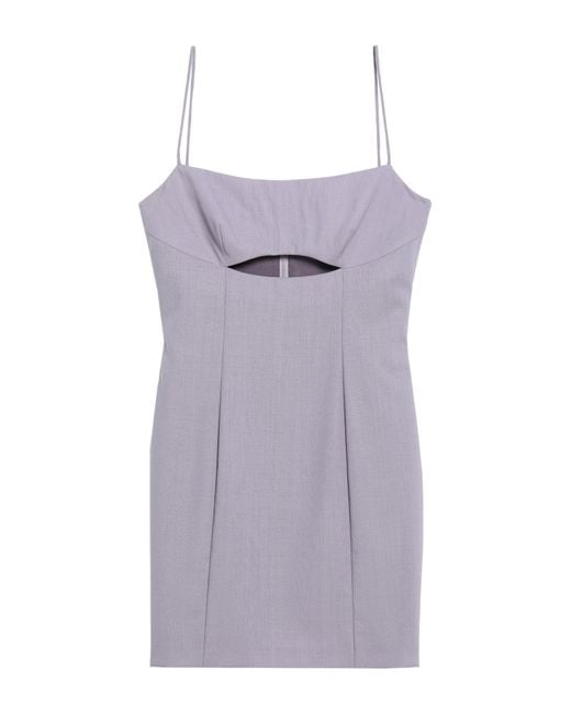Zeynep Arcay Purple Mini Dress