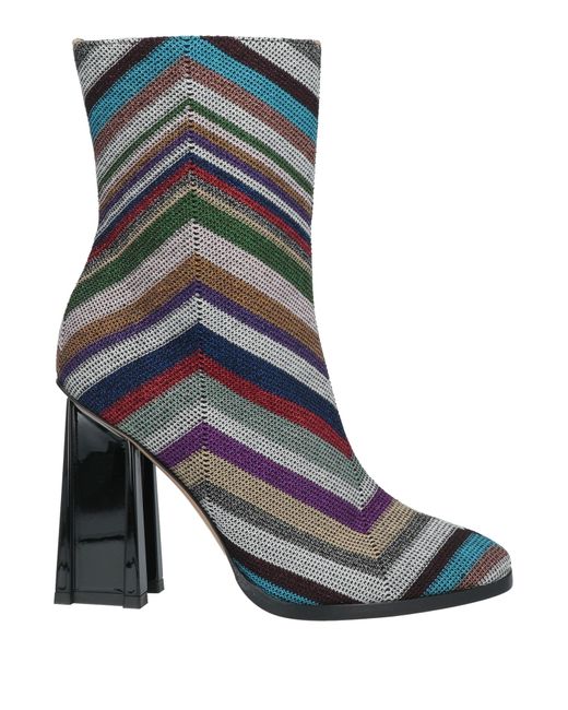 Missoni Blue Ankle Boots
