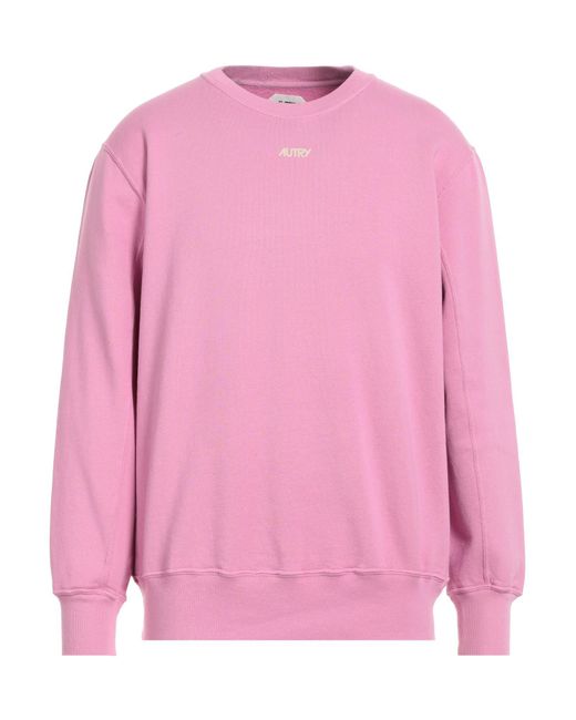 Autry Pink Sweatshirt for men