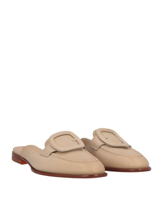 Santoni Natural Mules & Clogs