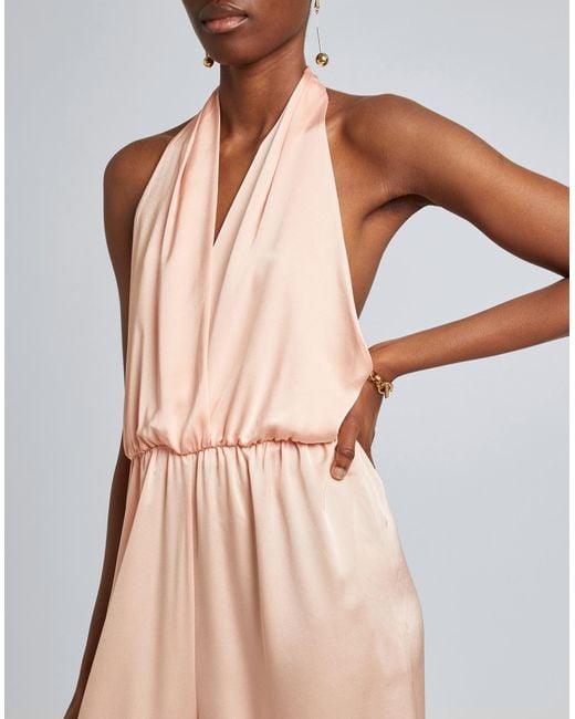 White Wise Pink Jumpsuit