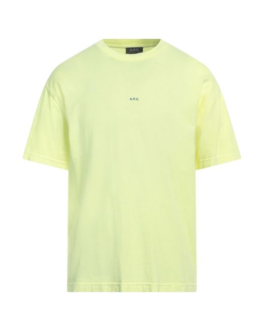 A.P.C. T-shirts in Yellow für Herren
