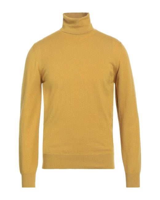 Alpha Studio Yellow Turtleneck for men