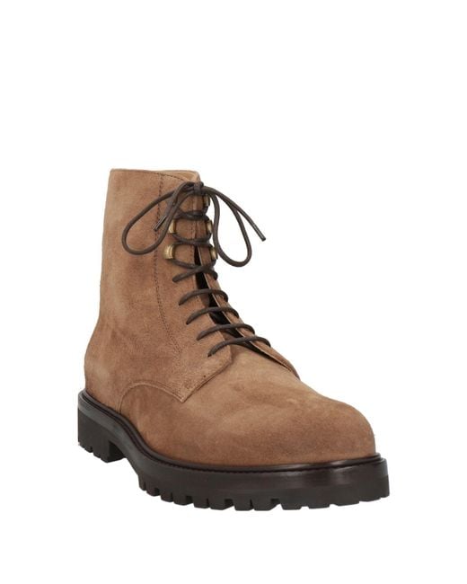 Brunello Cucinelli Brown Ankle Boots Leather for men