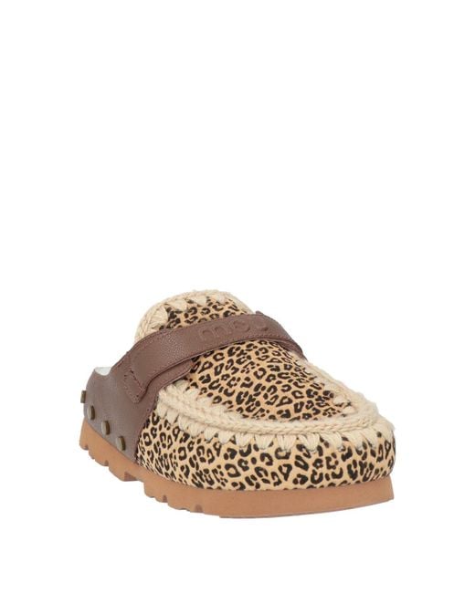 Mou Brown Mules & Clogs