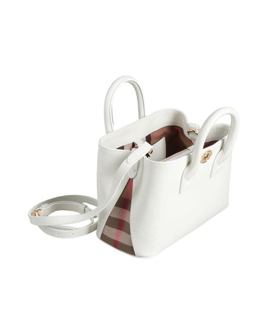 Burberry White Handbag