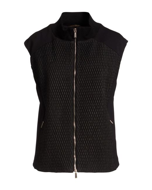 Moorer Black Vest Polyester, Polyamide, Elastane