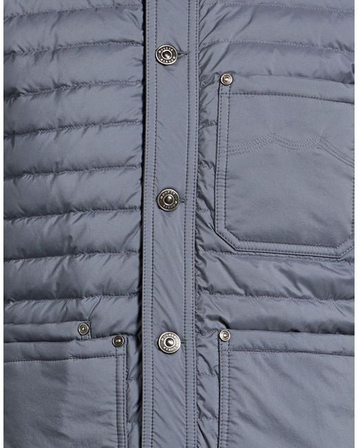 Moorer Blue Slate Puffer Polyamide, Polyurethane for men
