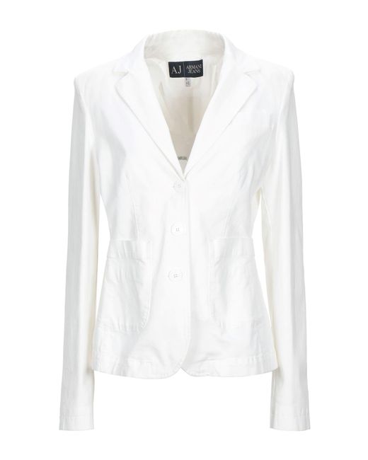 Armani Jeans White Suit Jacket