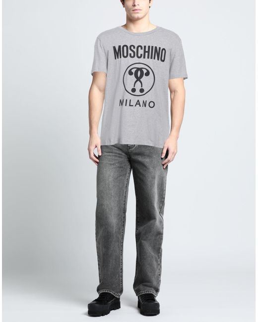 Moschino T-shirts in Gray für Herren