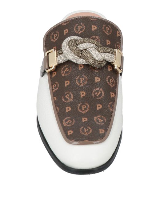 Pollini White Mules & Clogs