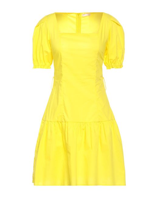Liu Jo Yellow Mini Dresses