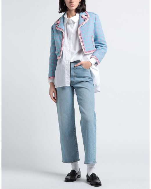 Moschino Blue Suit Jacket