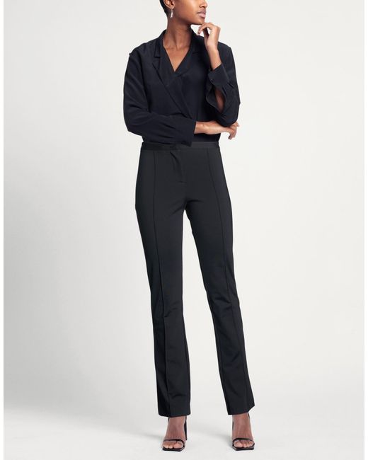 SIMONA CORSELLINI Blue Pants Polyester, Elastane