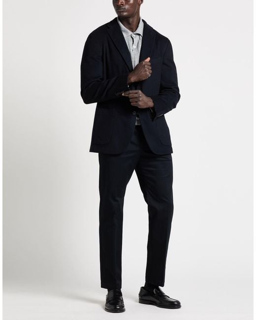 Boglioli Blue Midnight Blazer Cashmere for men