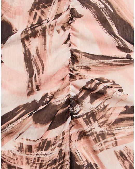DKNY Pink Mini Dress Polyester, Recycled Polyester