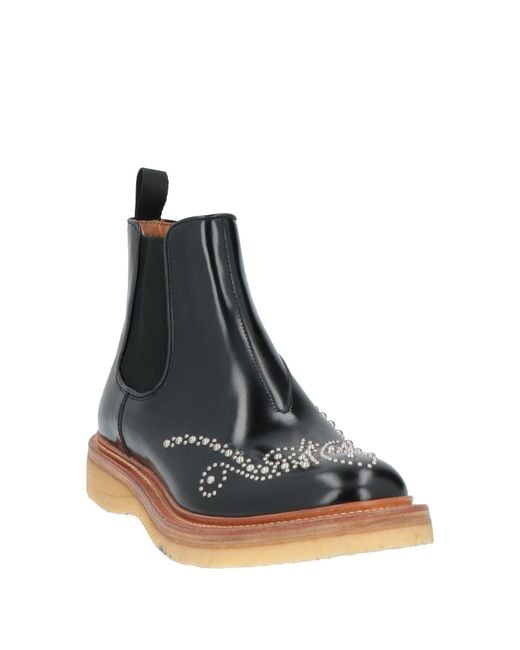 Church's Black Ankle Boots Leather