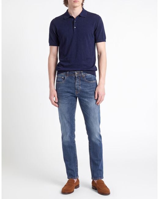 Liu Jo Blue Jeans Cotton, Elastane for men