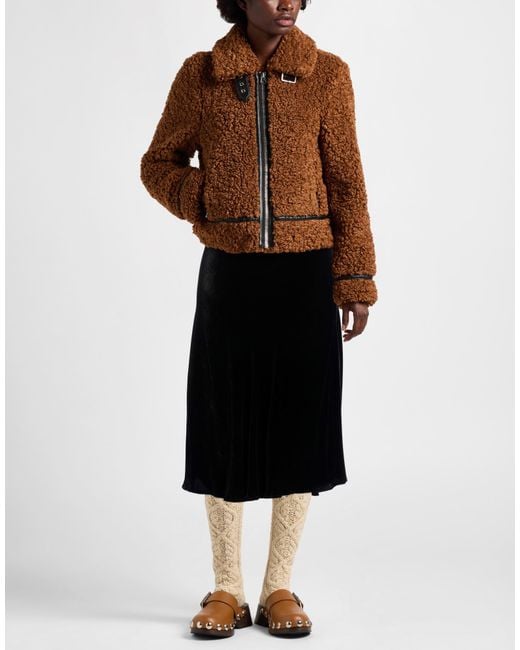 Gold Hawk Black Midi Skirts