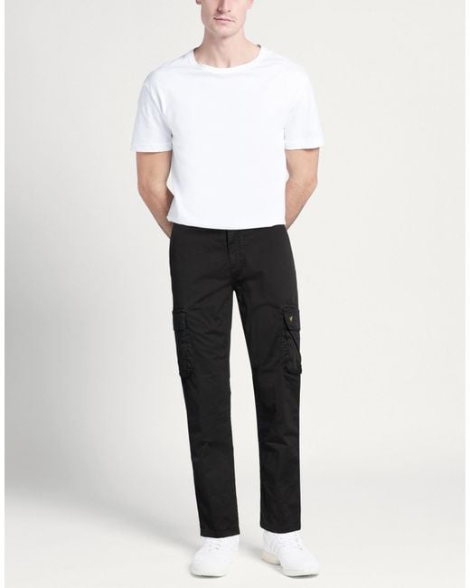 Lyle & Scott Black Pants for men
