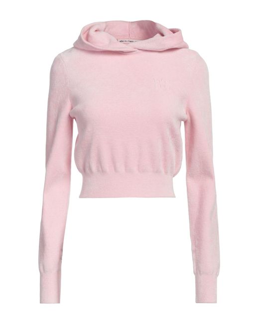 T By Alexander Wang Pink Light Sweatshirt Viscose, Polyamide, Elastane