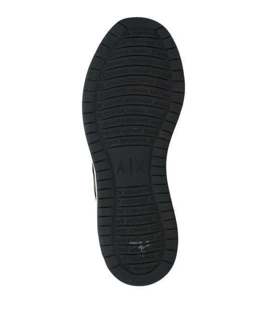 ARMANI EXCHANGE Black Sneakers Polyamide, Elastane, Polyester for men