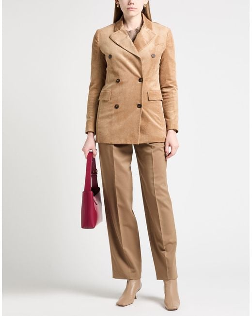 Antonelli Natural Camel Blazer Cotton, Viscose, Elastane