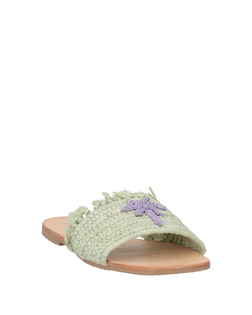 Manebí White Sandals