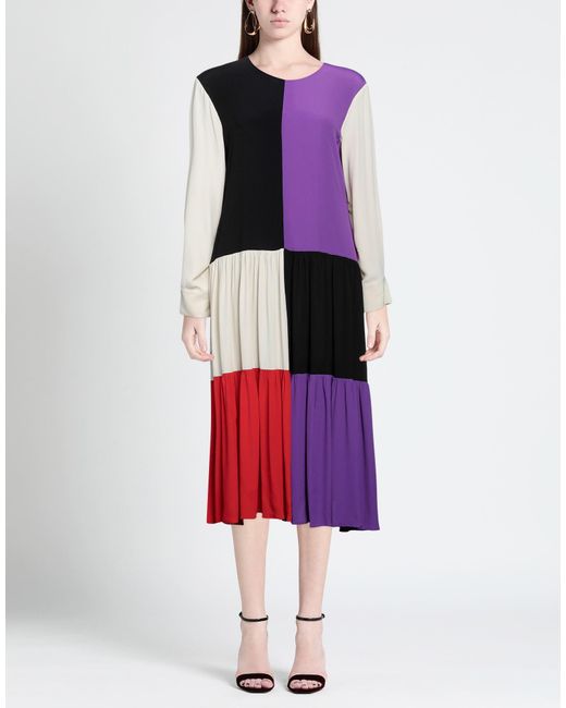 Jucca Purple Midi Dress