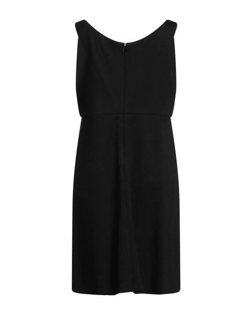 Versace Black Mini Dress Viscose, Polyamide, Elastane
