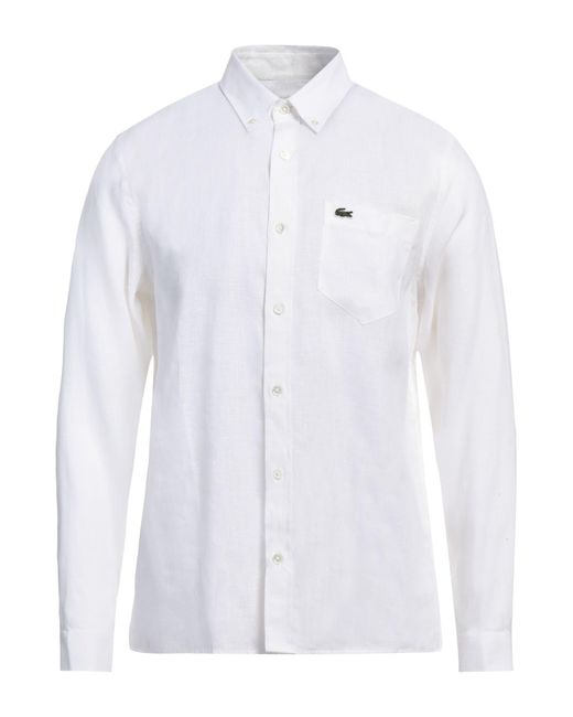 Lacoste White Shirt for men