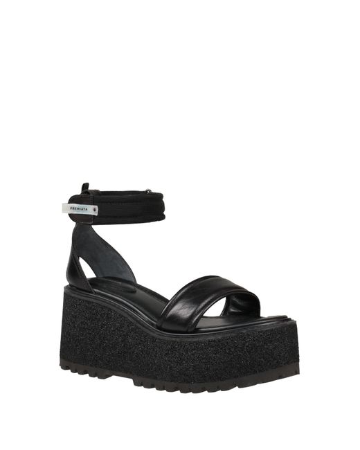 Premiata Black Sandals