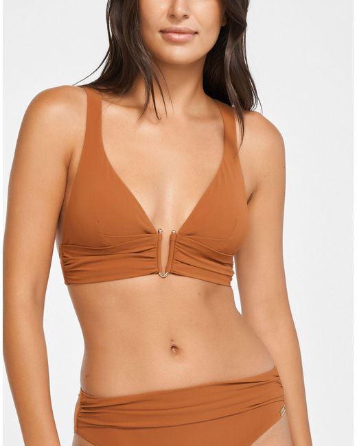 Top Bikini di Maryan Mehlhorn in Brown