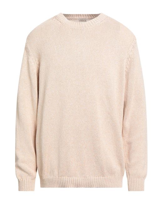 Massimo Alba Pullover in Natural für Herren