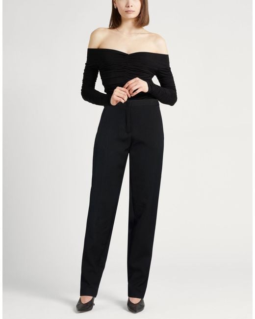 Jil Sander Black Pants Virgin Wool