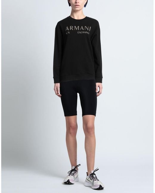 ARMANI EXCHANGE Black Sweatshirt