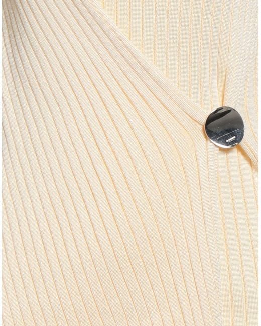 Jil Sander Natural Turtleneck Viscose, Polyamide, Elastane
