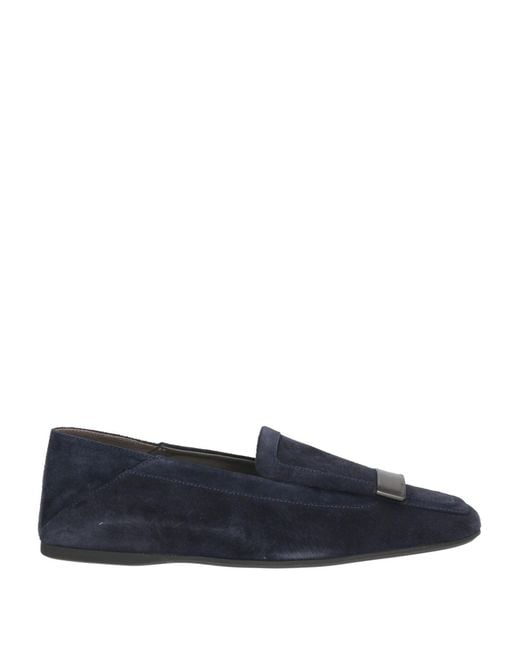 Sergio Rossi Blue Midnight Loafers Leather for men