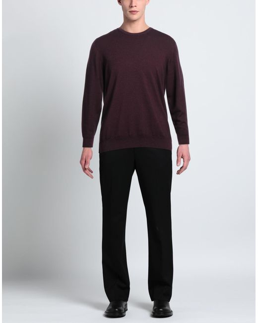 Drumohr Purple Jumper for men