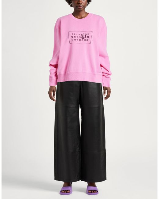 MM6 by Maison Margiela Pink Sweatshirt