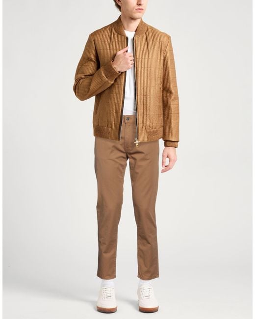 Siviglia Natural Camel Pants Cotton, Linen, Elastane for men