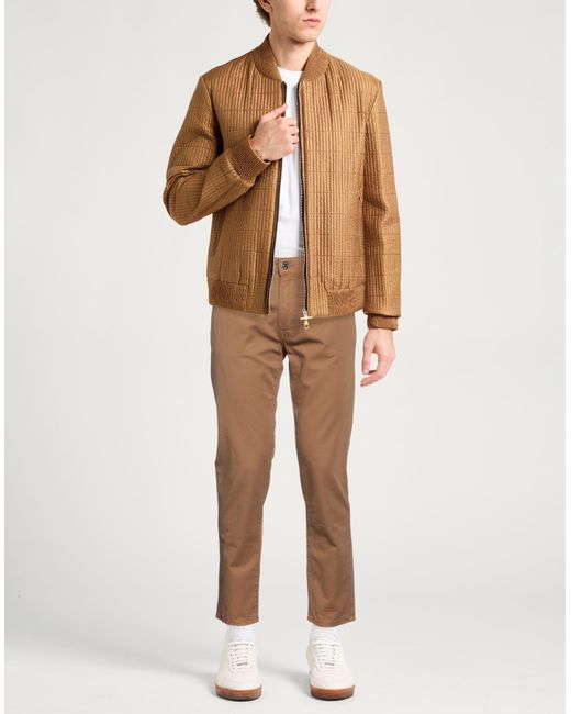 Siviglia Natural Camel Pants Cotton, Linen, Elastane for men