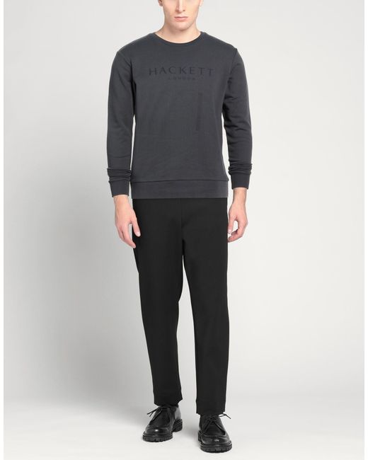 Hackett Gray Sweatshirt Cotton for men